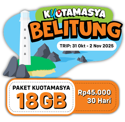 Kuotamasya Belitung 18 GB